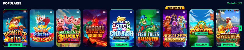 Solverde Casino jogos populares